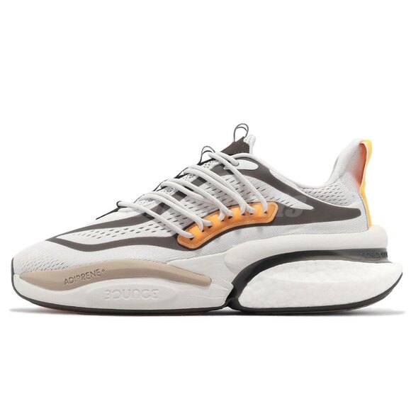 adidas Other - Adidas Alphaboost V1 (Grey/Wonder Beige/Flash Orange). New. Mens Size: 7 - 12.